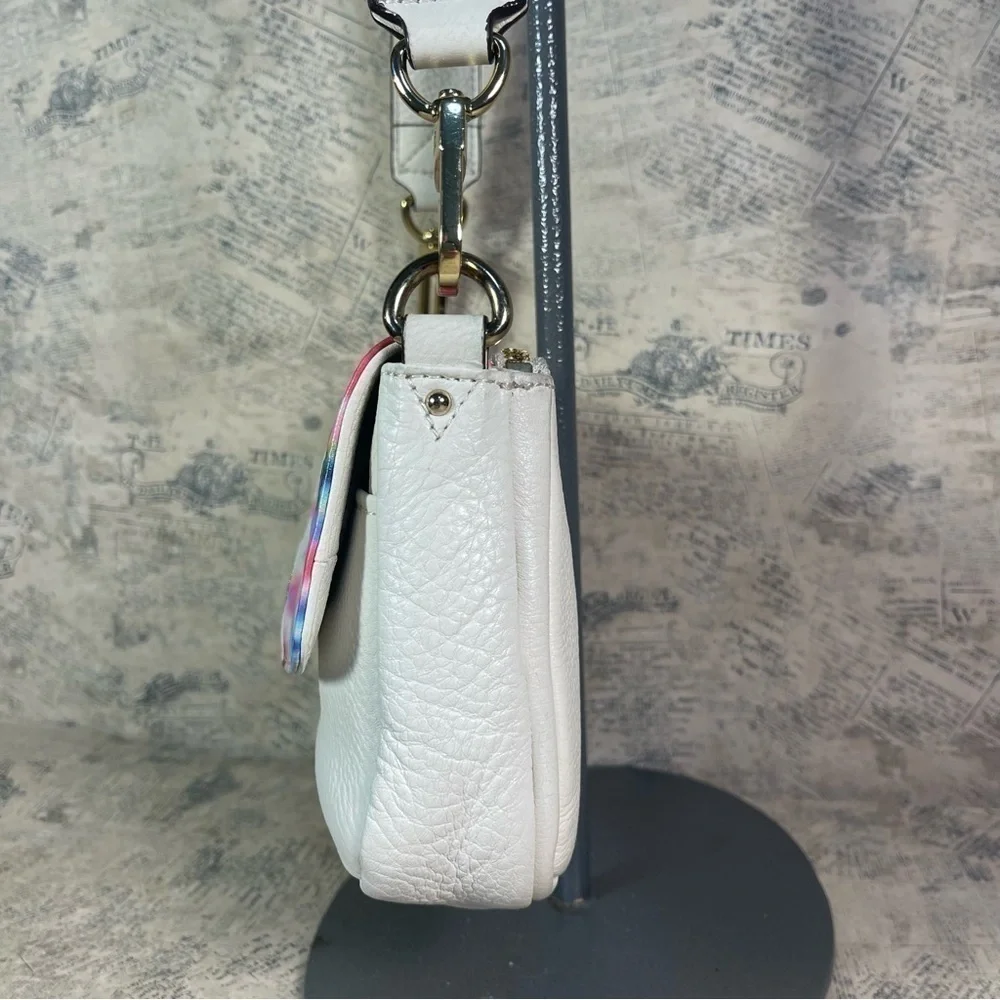 Aimee Kestenberg BILLY Watercolor Leather Convertible Crossbody Clutch Bag